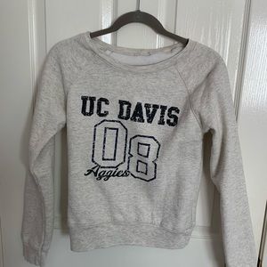 UCDavis varsity crew neck